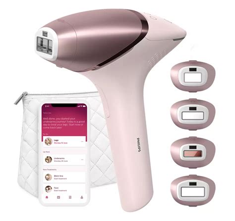 Philips Lumea IPL 9000 Series IPL hair removal。